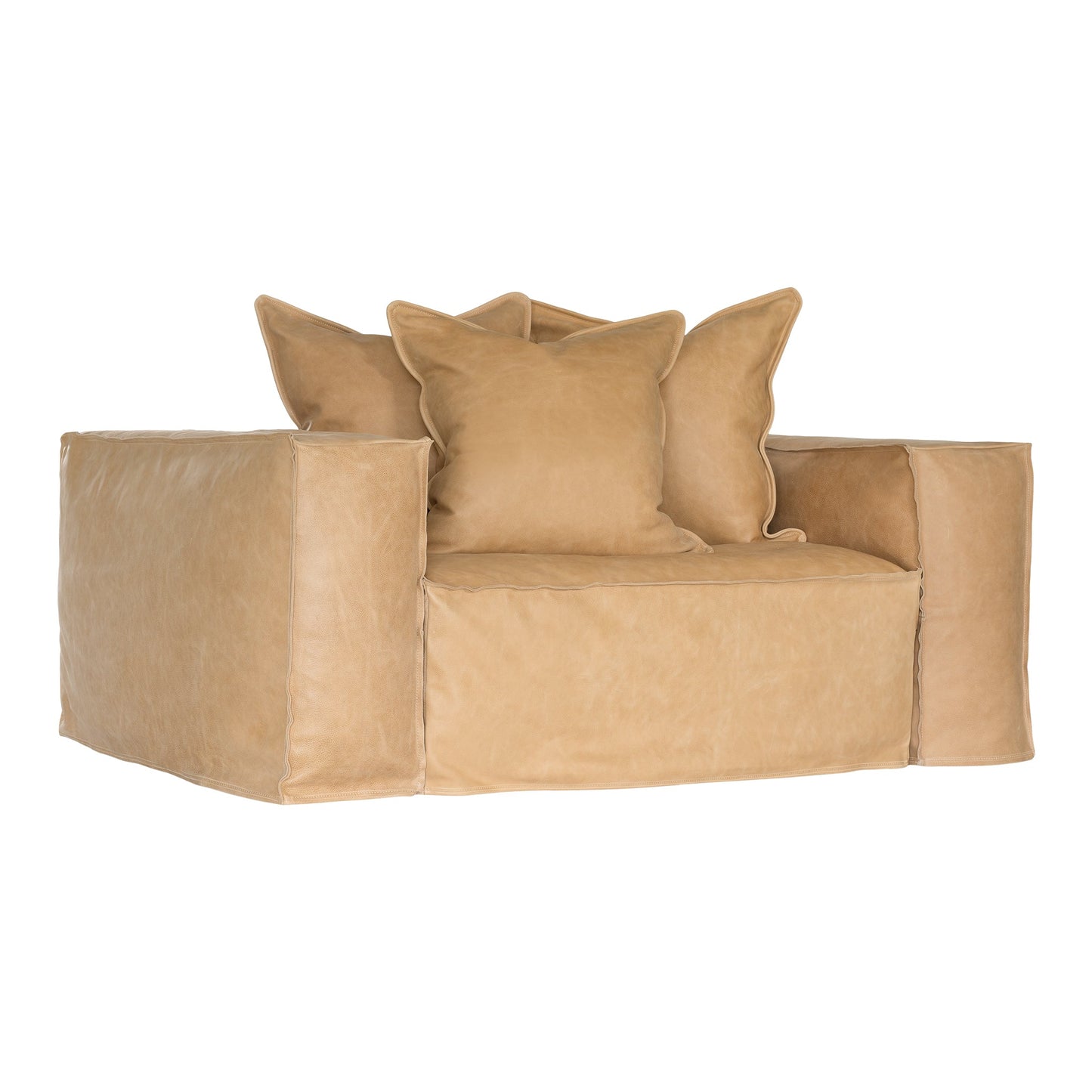 Hendrix Sofa | Tan Leather