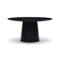 Pippa Round Dining Table Black Large