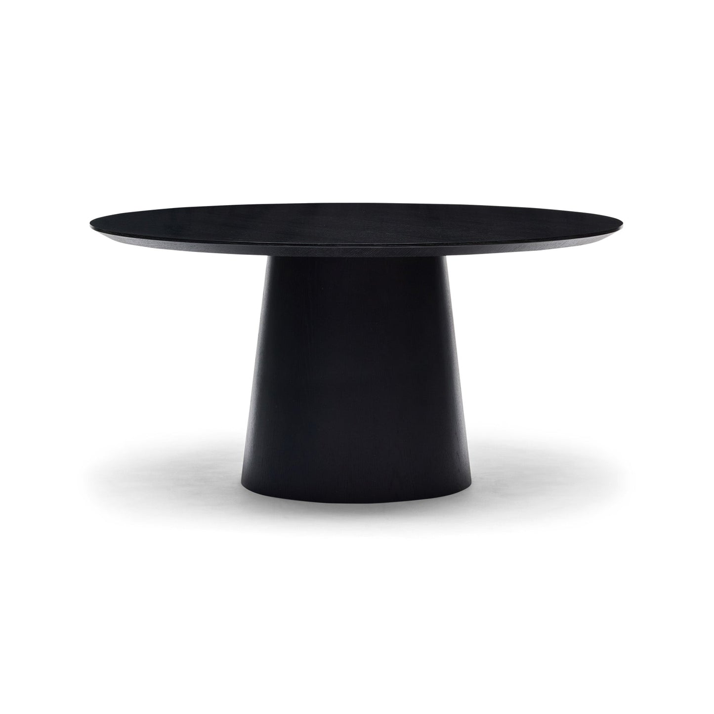 Pippa Round Dining Table Black Large