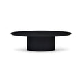 Pippa Oval Dining Table Black Large