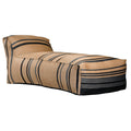 Idube Outdoor Lounger | Natural Stripe