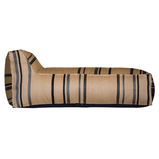 Idube Outdoor Lounger | Natural Stripe