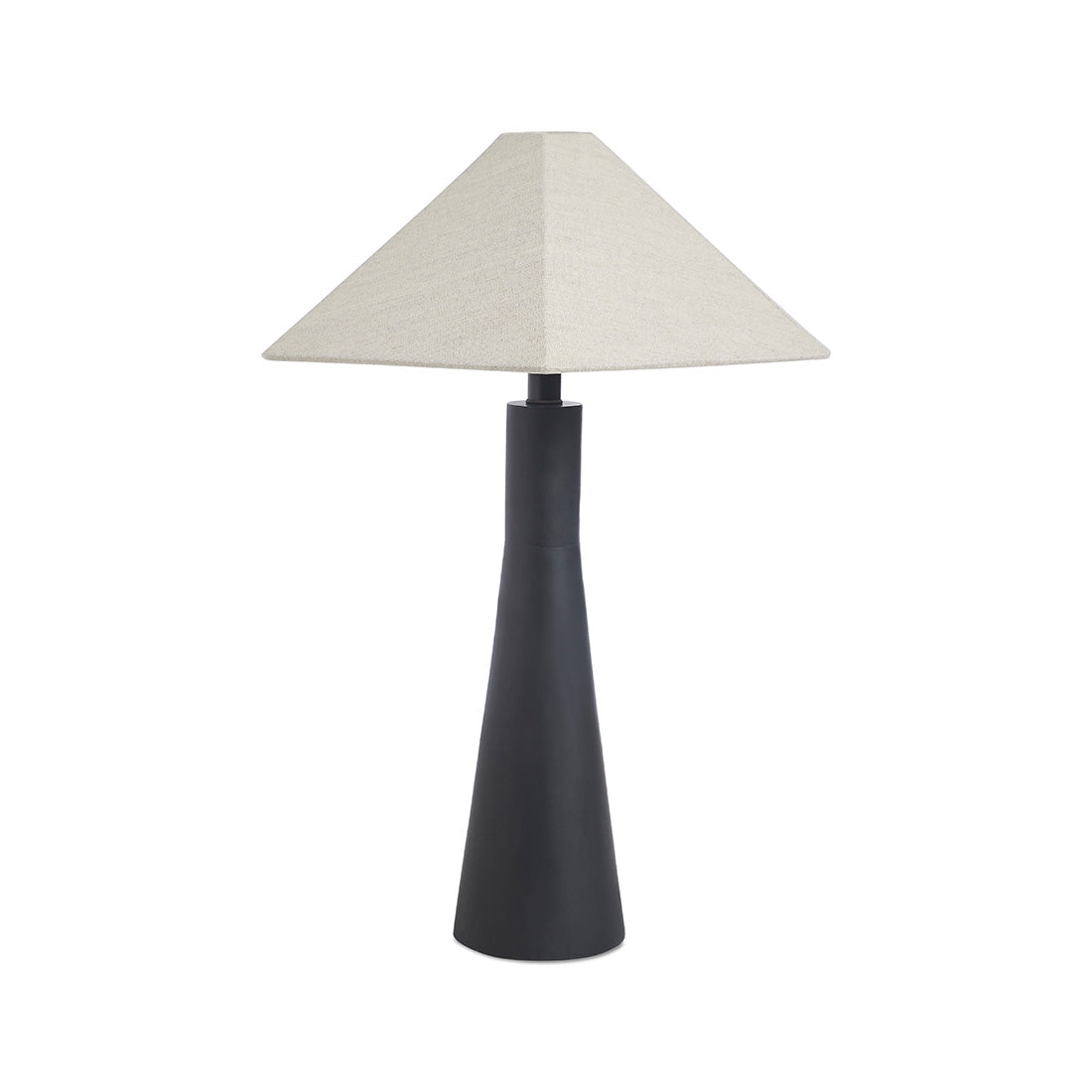 Emery Hexagon Table Lamp - Black - Sand