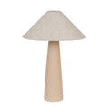 Lorne Canopy Table Lamp - Matt Sand - Oatmeal