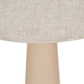 Lorne Canopy Table Lamp - Matt Sand - Oatmeal