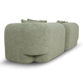 Berg 3 Seater Sofa - Coral Light Green