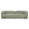 Berg 3 Seater Sofa - Coral Light Green