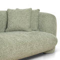 Berg 3 Seater Sofa - Coral Light Green