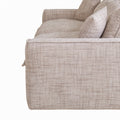 Bucha 2 Seater Fabric Sofa - Cream