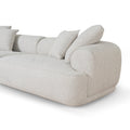 Carina Left Chaise Sofa - Coral Beige