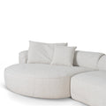 Carina Left Chaise Sofa - Coral Beige