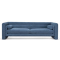 Dilipa 3 Seater Fabric Sofa - Navy Blue