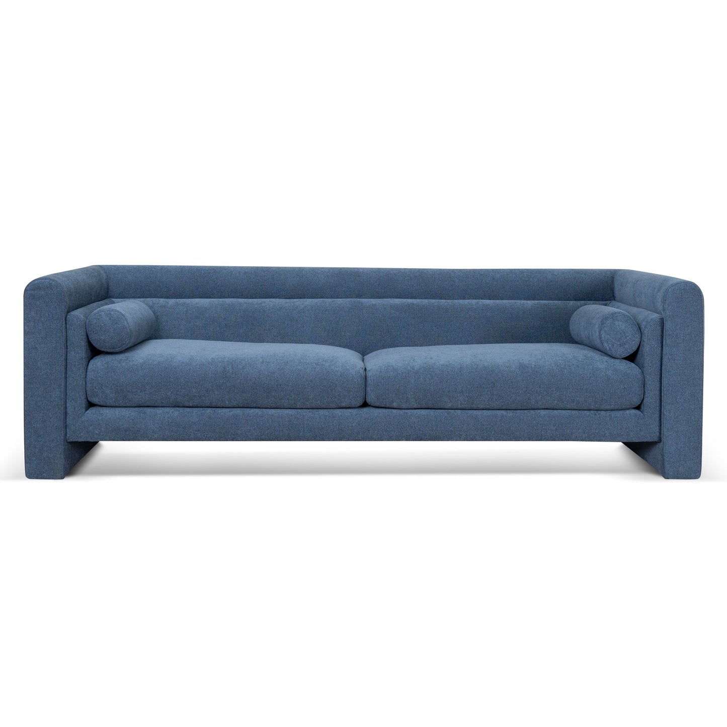 Dilipa 3 Seater Fabric Sofa - Navy Blue