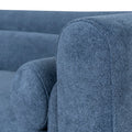 Dilipa 3 Seater Fabric Sofa - Navy Blue