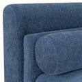 Dilipa 3 Seater Fabric Sofa - Navy Blue