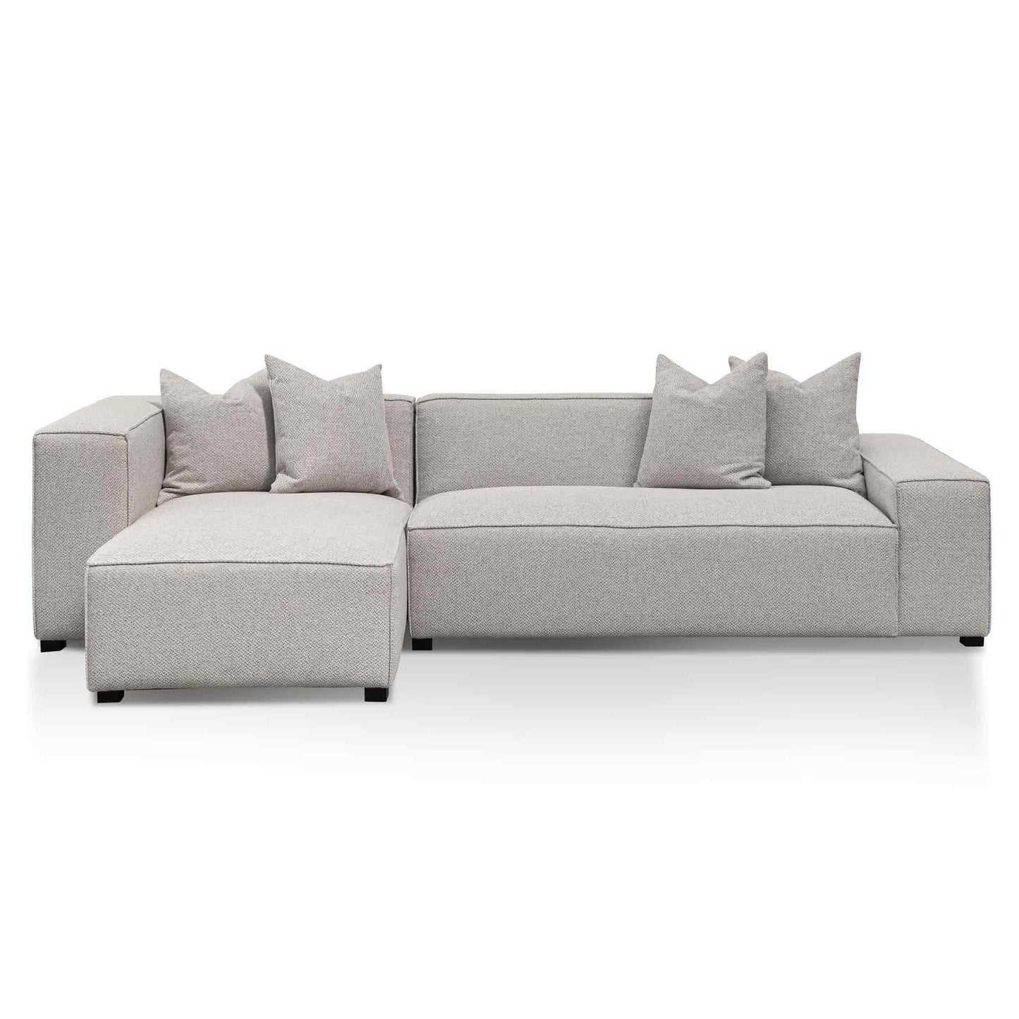 Casey 3 Seater Left Chaise Sofa - Sterling Sand