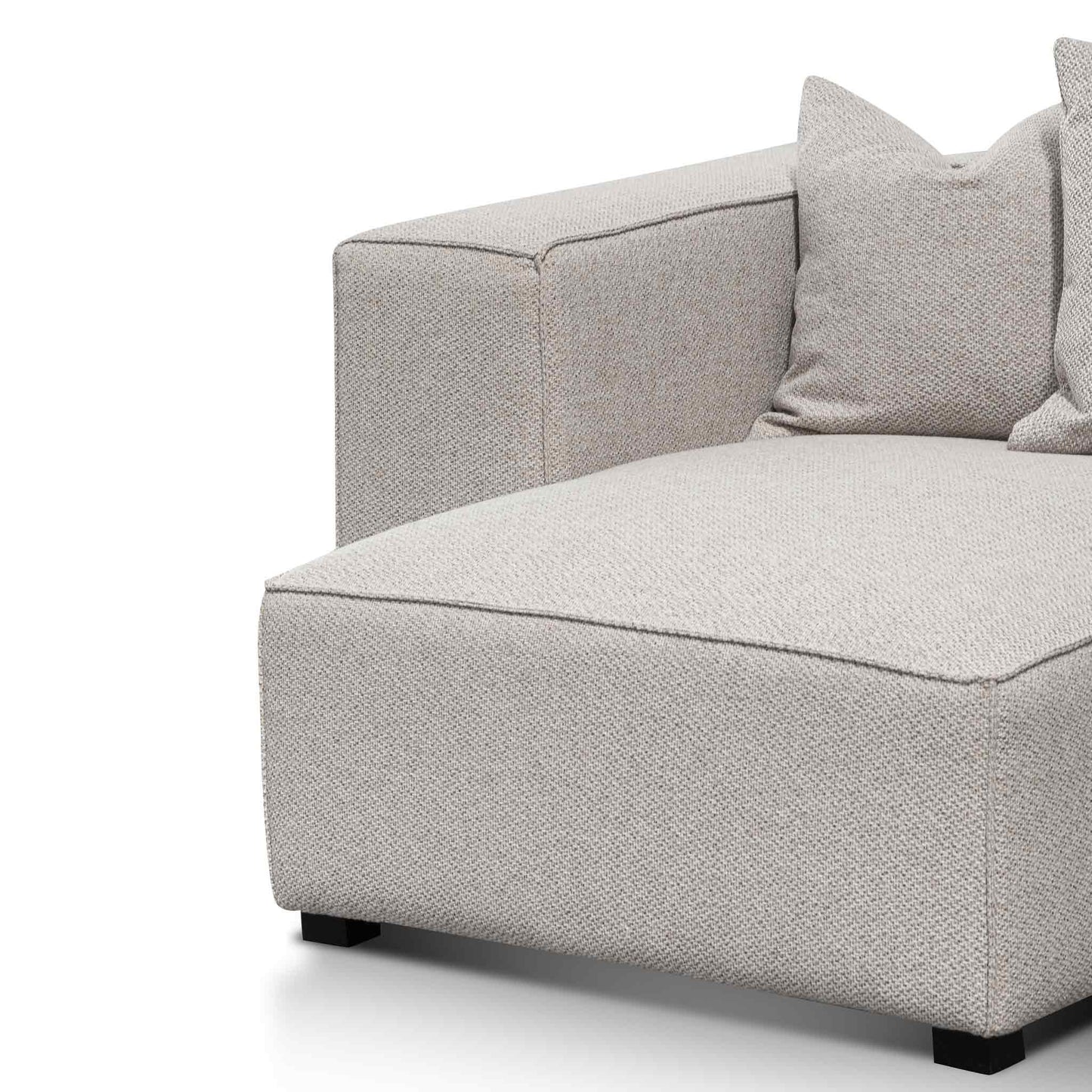 Casey 3 Seater Left Chaise Sofa - Sterling Sand