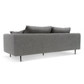 Arlette 4 Seater Fabric Sofa - Noble Grey