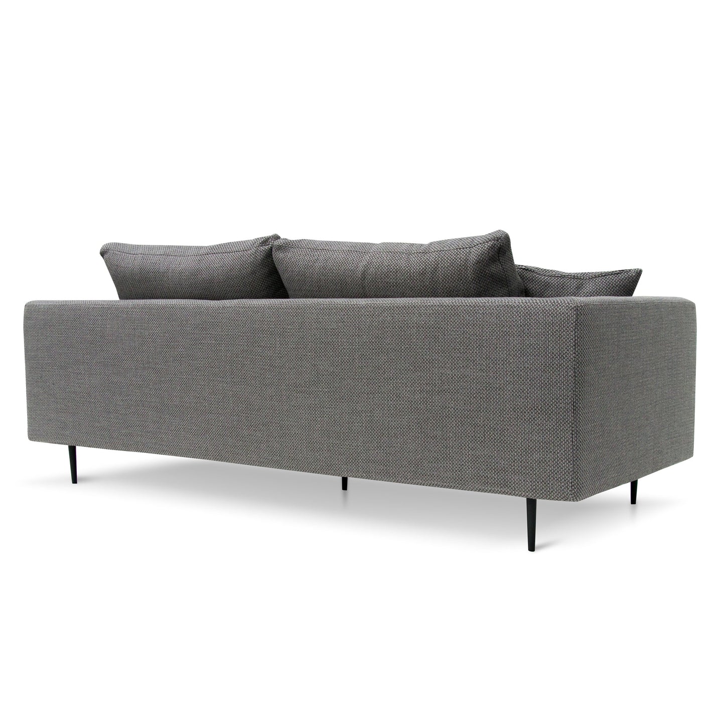 Arlette 4 Seater Fabric Sofa - Noble Grey