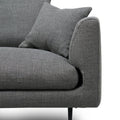 Arlette 4 Seater Fabric Sofa - Noble Grey