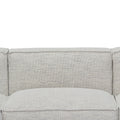 Roshil Left Chaise Fabric Sofa - Fog Grey