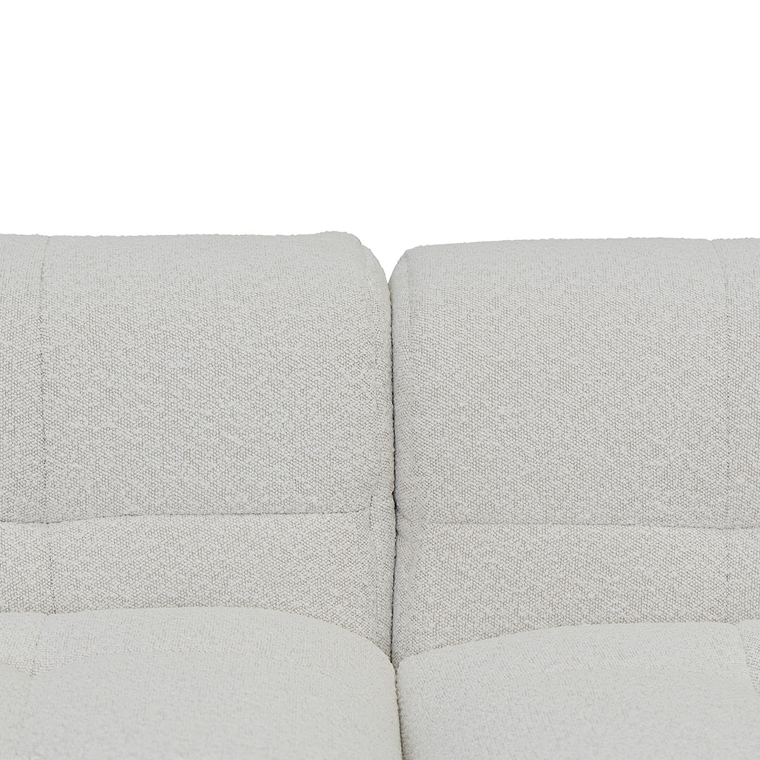 Almira Right Chaise Sofa - Pearl Boucle