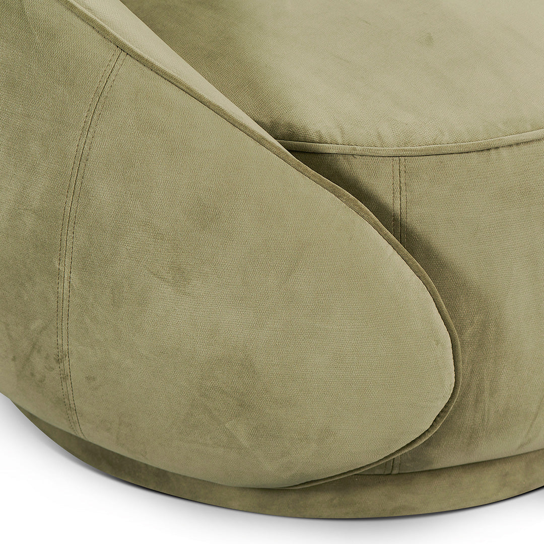 Jake Fabric Armchair - Elegant Sage