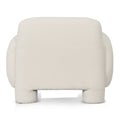 Breda Armchair - Ivory White Boucle