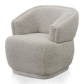 Brooke Fabric Armchair - Ash Grey Boucle