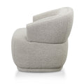 Brooke Fabric Armchair - Ash Grey Boucle