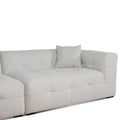 Almira 4 Seater Left Chaise Sofa - Pearl Boucle