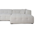 Almira 4 Seater Right Chaise Sofa - Pearl Boucle