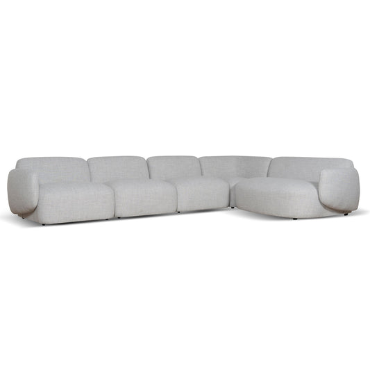 Gosling Right Chaise Modular Sofa - Cloud Grey