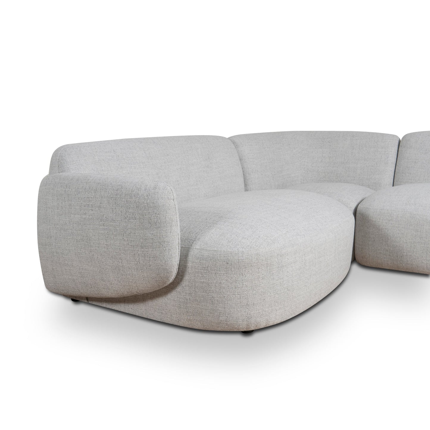 Gosling Left Chaise Modular Sofa - Cloud Grey