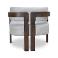 Malene Walnut Armchair - Linen