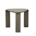 Amara Delta Metal Side Table - Gunmetal