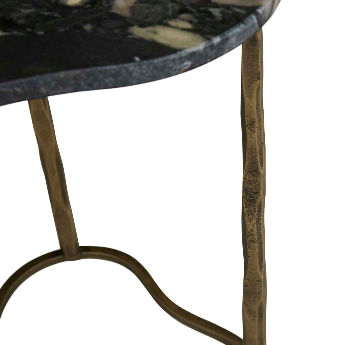 Celeste Cloud Side Table - Galaxy - Antique Brass