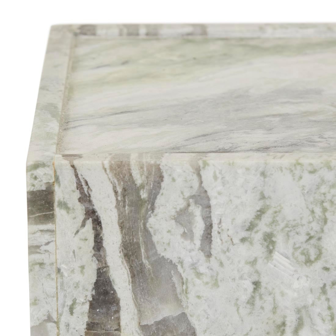 Rufus Balance Side Table - Green Onyx