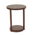 Tolv Layer Side Table - Smoked Oak