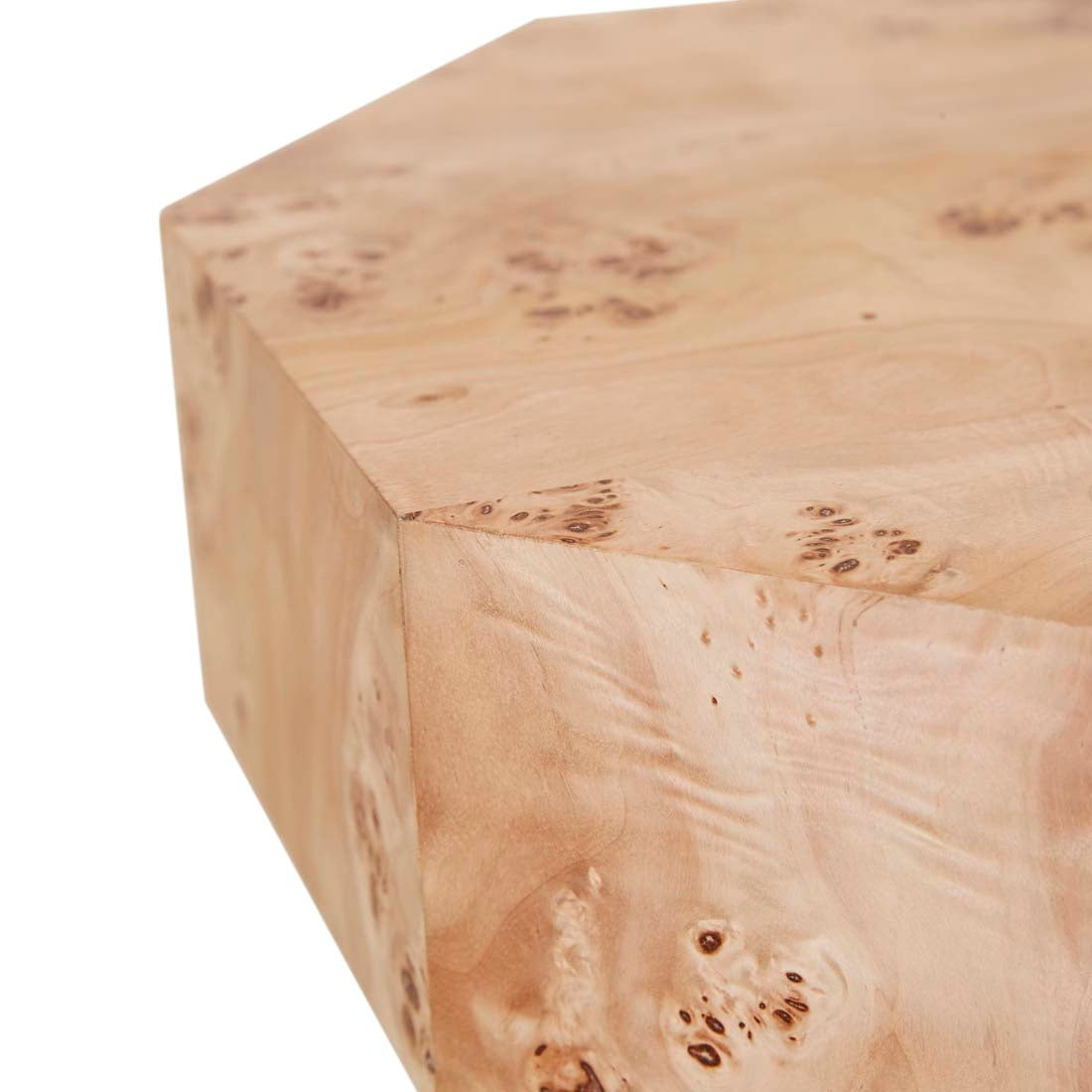 Trove Burl Side Table - Light Burl