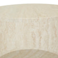 Atlas Pinnacle Side Table - Natural Travertine