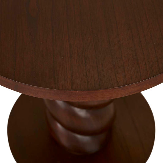 Trove Twist Side Table - Chestnut