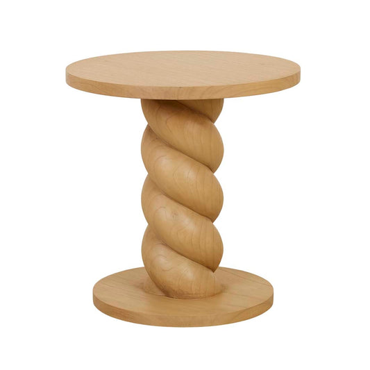 Trove Twist Side Table - Natural