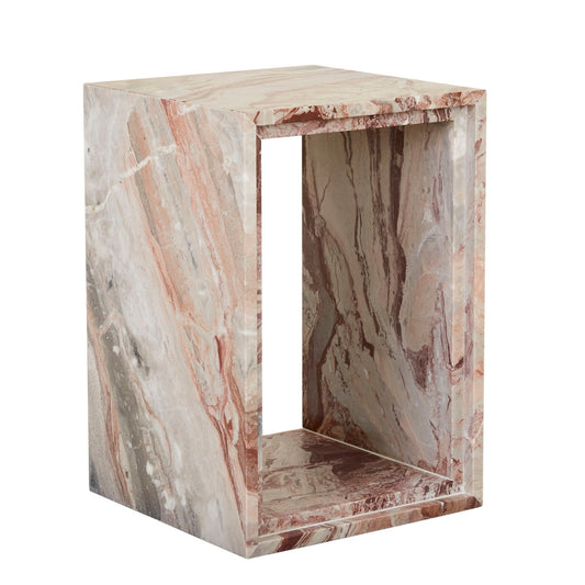 Ponte Side Table - Monica Red Marble