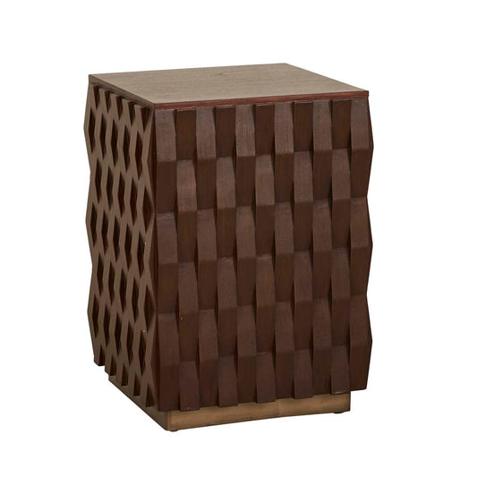 Trove Brick Side Table - Chestnut