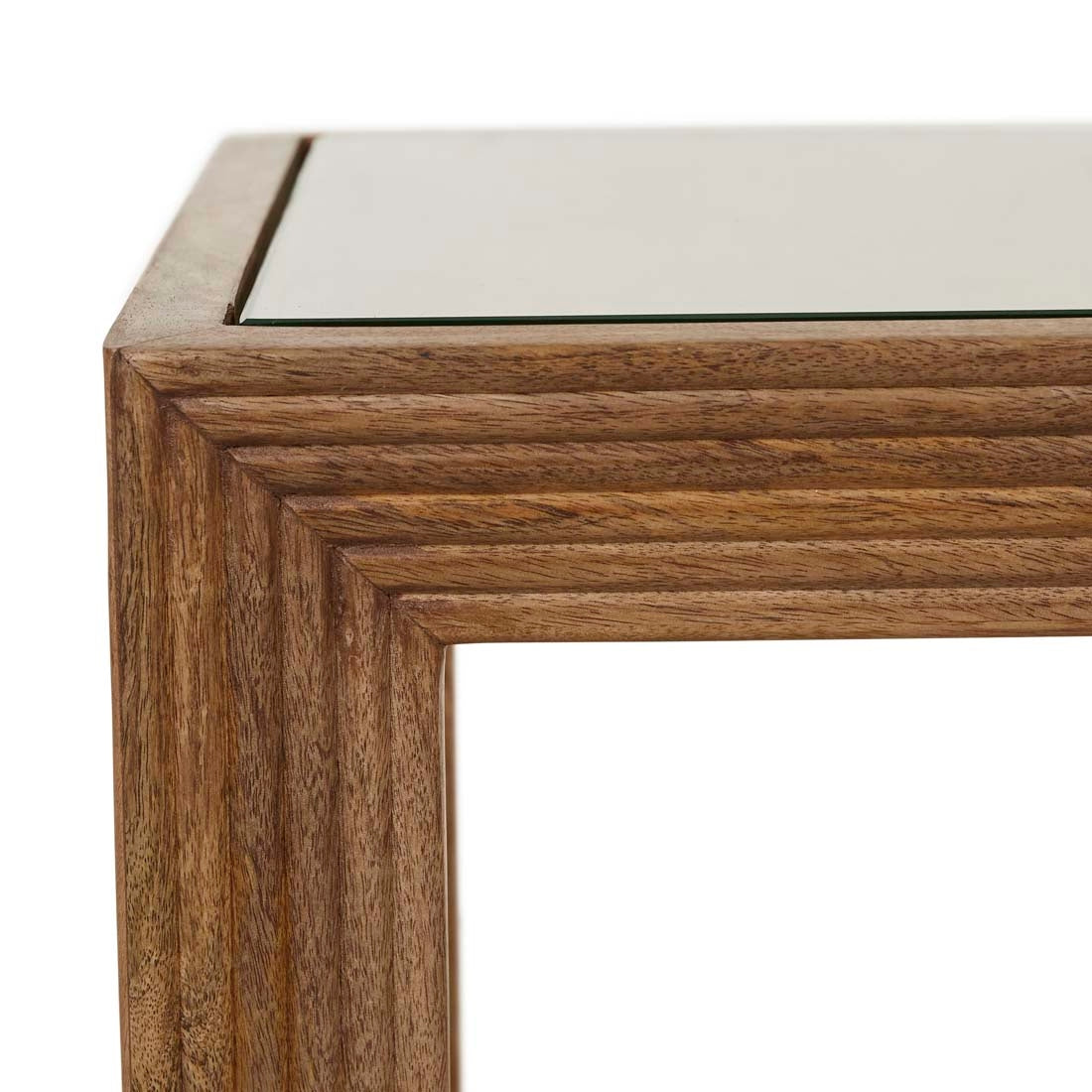 Zephyr Side Table - Crema Beige Marble - Natural