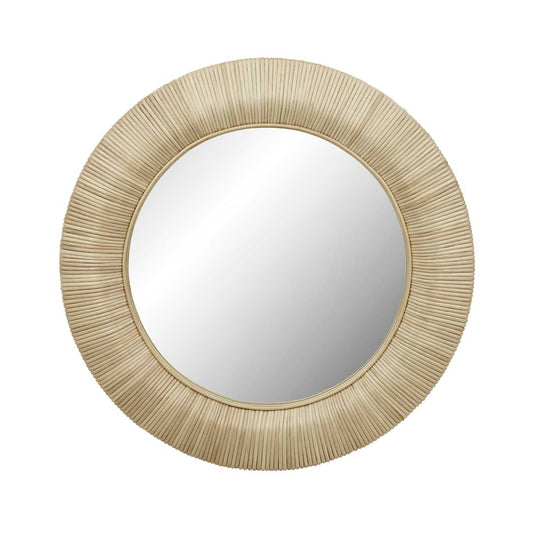 Alora Round Mirror - Natural