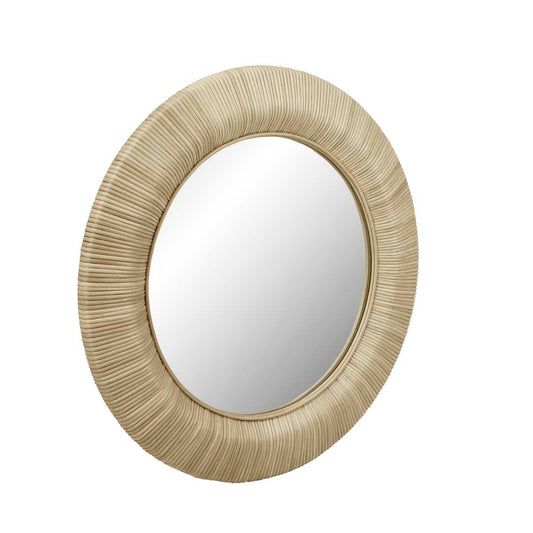 Alora Round Mirror - Natural