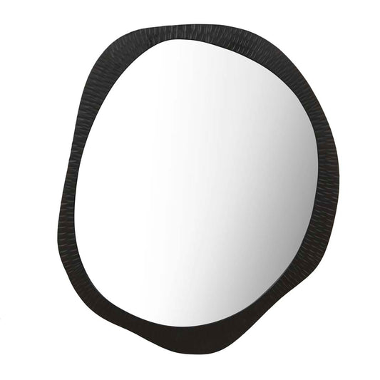 Verona Abstract Mirror - Black