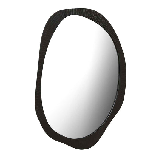 Verona Abstract Mirror - Black